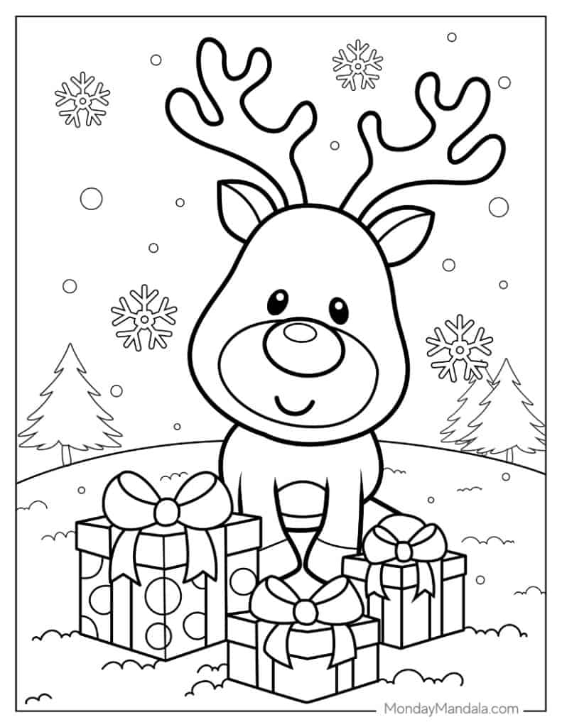 1 000 Christmas Coloring Pages Free PDF Printables Worksheets Library