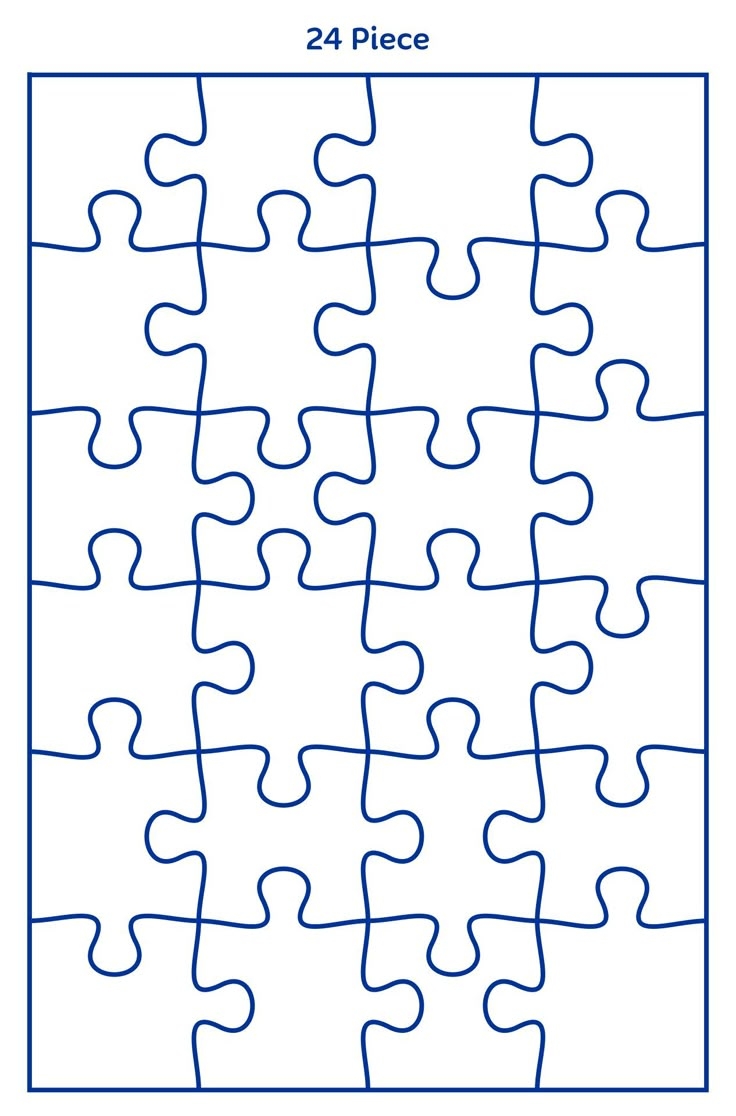 10 Best 9 Piece Jigsaw Puzzle Template Printable