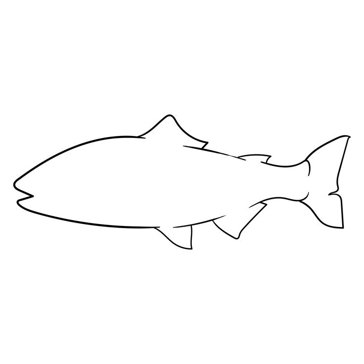 simple fish pattern printable