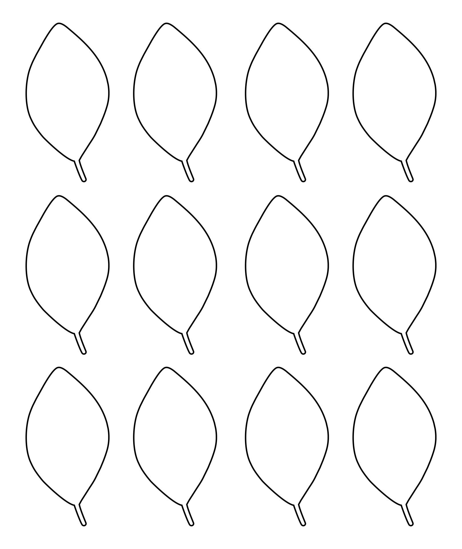 10 Best Printable Leaf Pattern Template Artofit