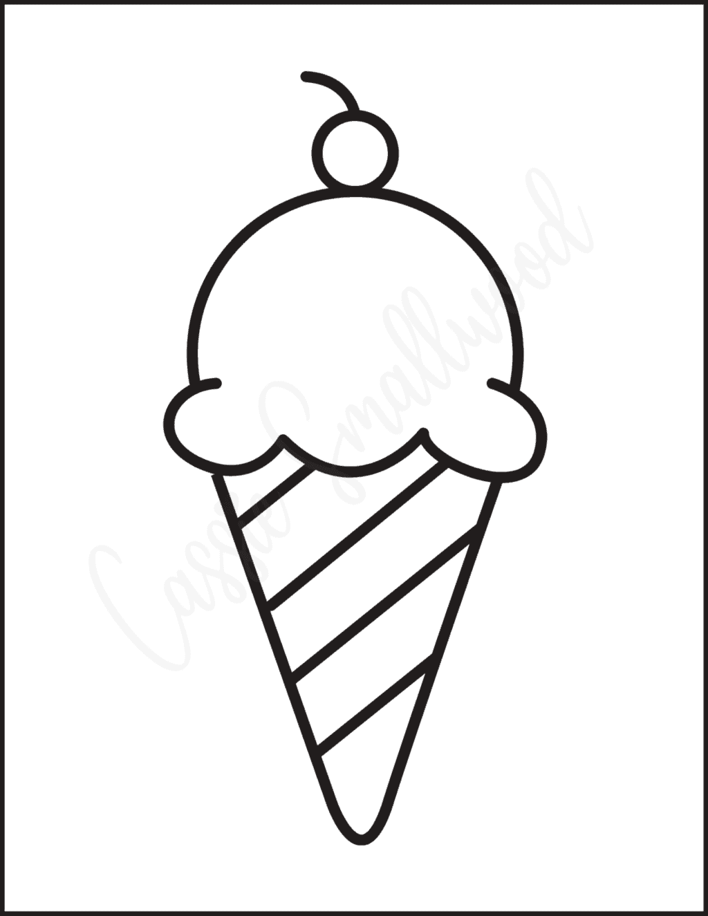 10 Cute Printable Ice Cream Templates Ice Cream Template Ice Cream