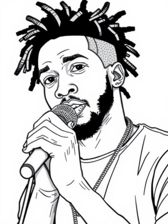 10 Free Kendrick Lamar Coloring Pages For Creative Fans 