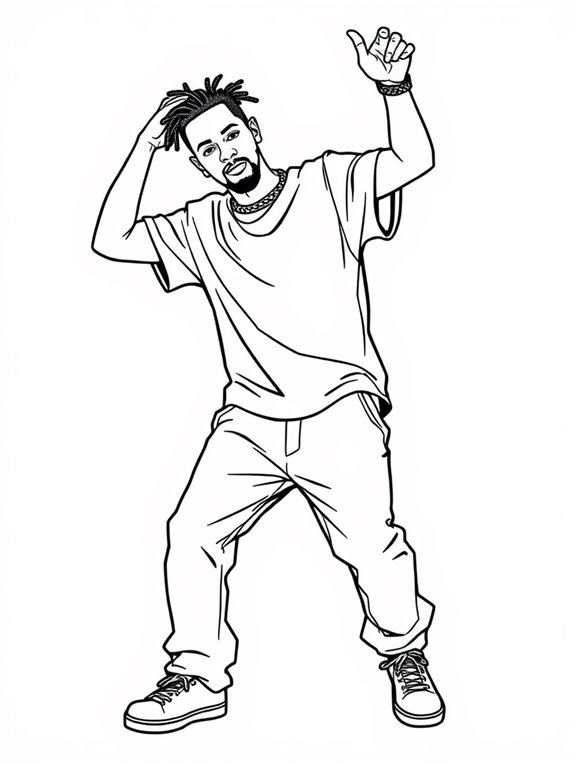 kendrick lamar coloring pages free