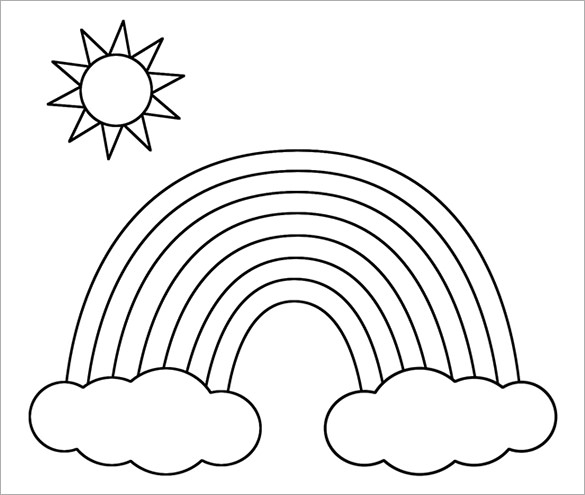 10 Rainbow Templates PDF Documents Download