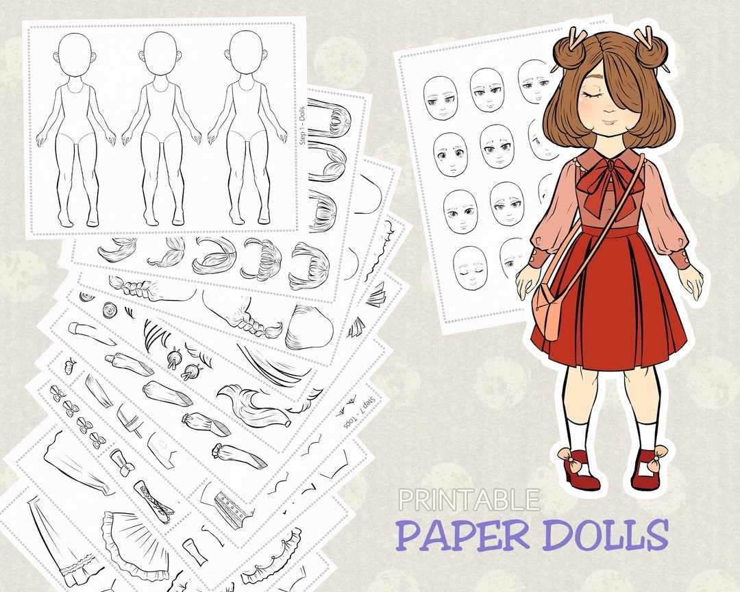 100 ULTIMATE Paper Dolls Paper Dolls To Color Paper Dolls 