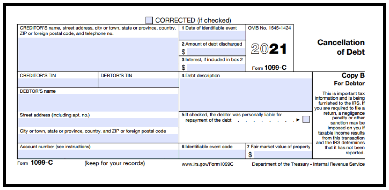 1099 C Form 2023 Printable Forms Free Online