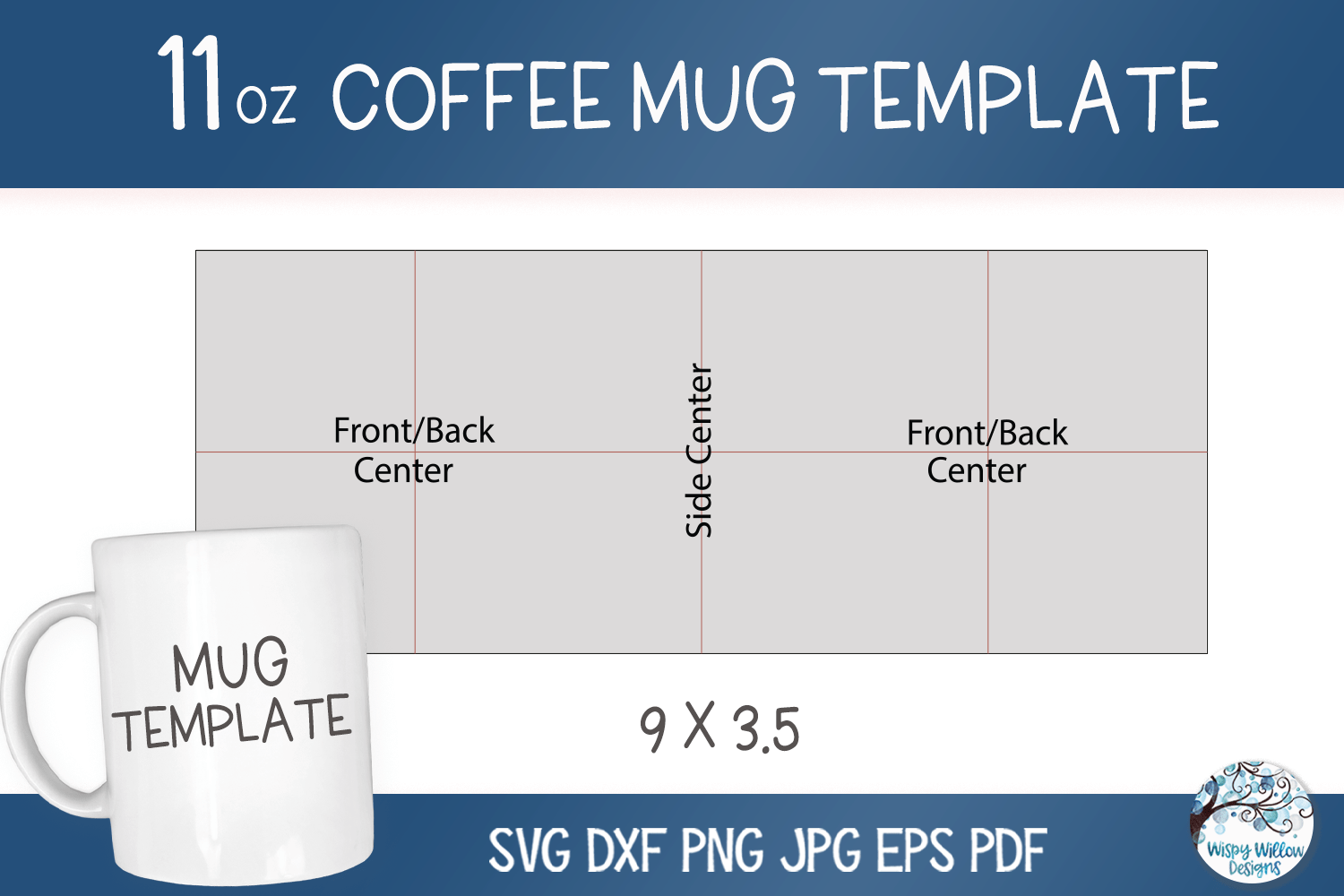 11 12 15 Oz Mug Template Full Wrap Template Mug Full Wrap Template 