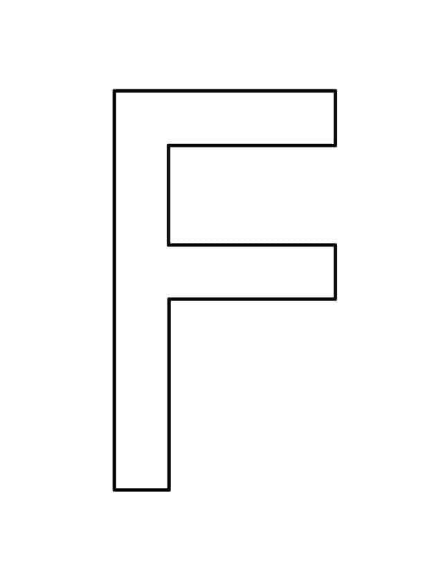 11 Great Letter F Printable Preschool Worksheets Coloring Pages A