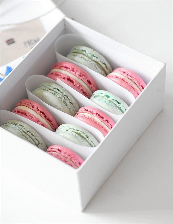 macaron stencil template