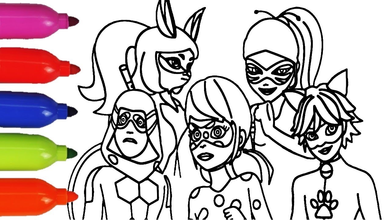 11 Top Miraculous Ladybug Colouring