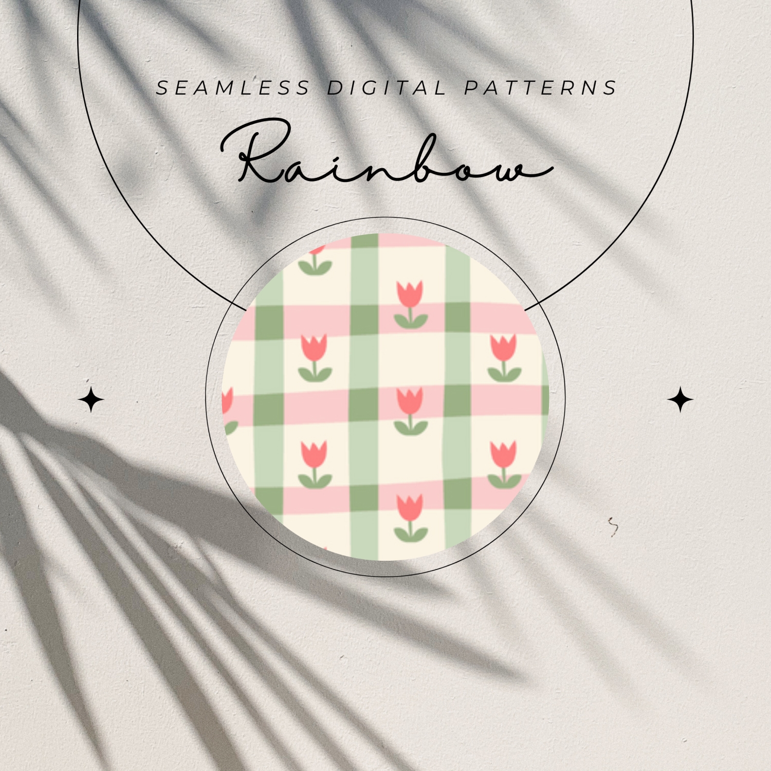 12 Colorable Rainbow Patterns MasterBundles