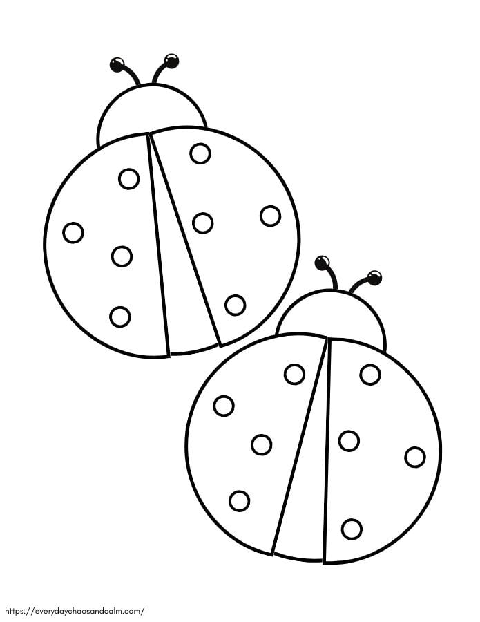 14 Free Printable Ladybug Templates For Crafts