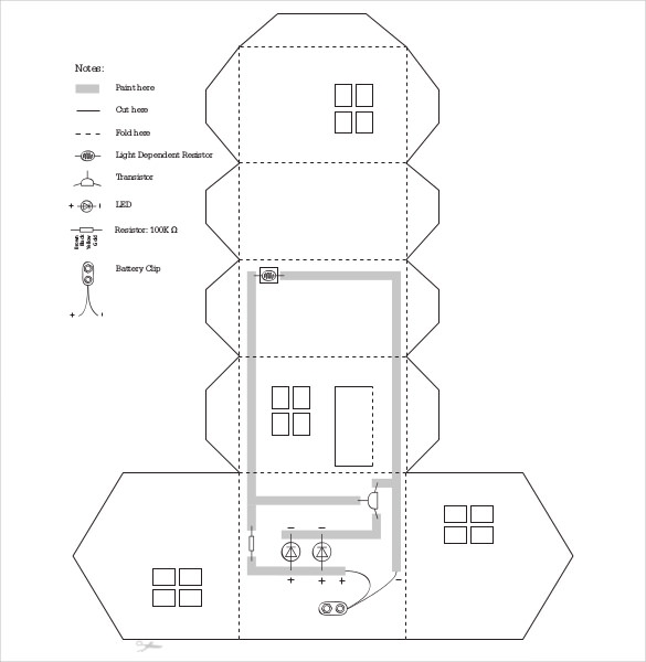 blank house template pdf