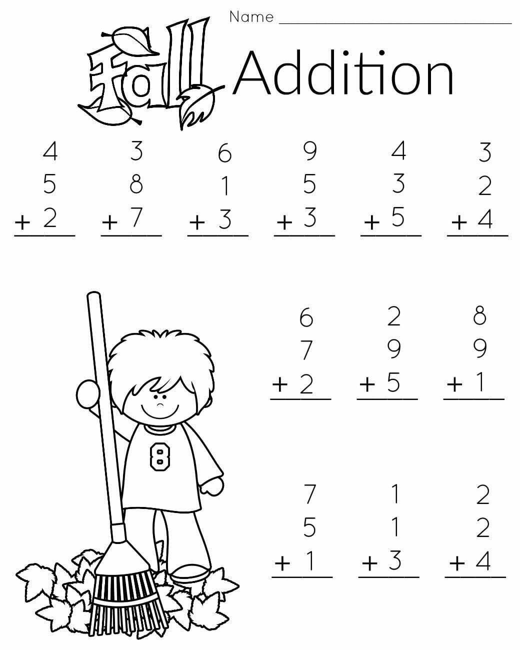 1st grade math worksheets printable