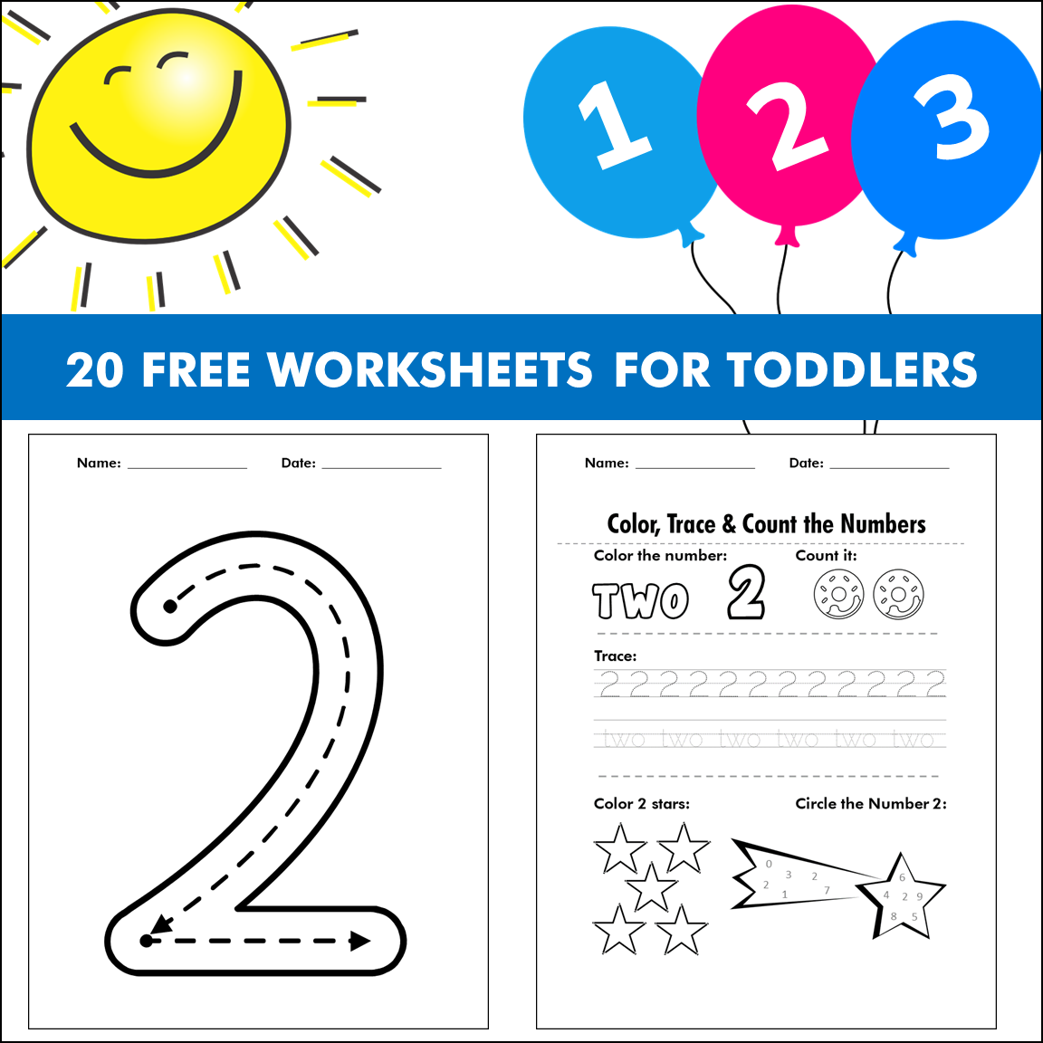 20 FREE Worksheets For Toddlers Made By Teachers Worksheets Library