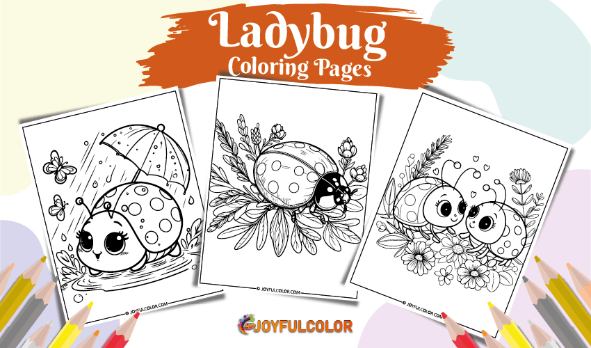 ladybug coloring pages pdf