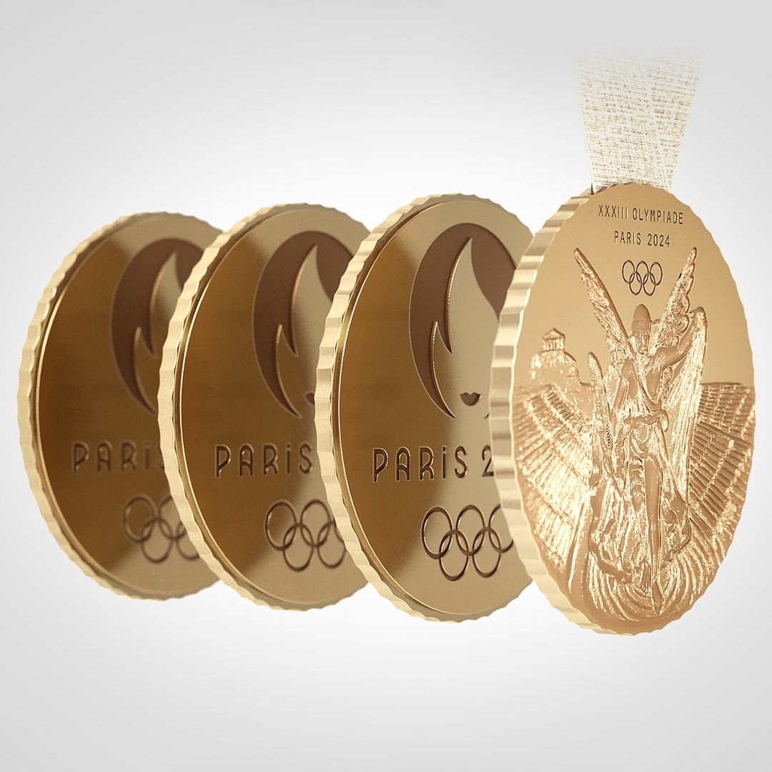 2024 Olympic Medal Design Template Berni Cecilla