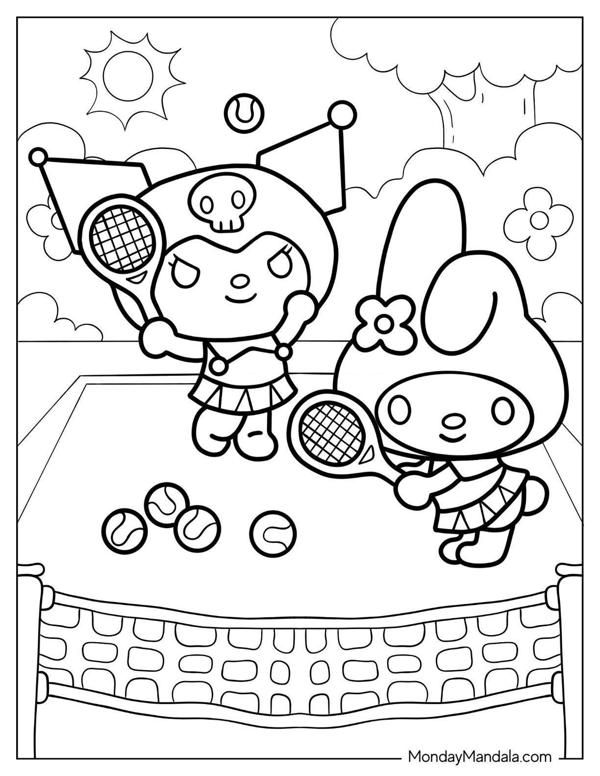 22 Kuromi Coloring Pages Free PDF Printables 59 OFF