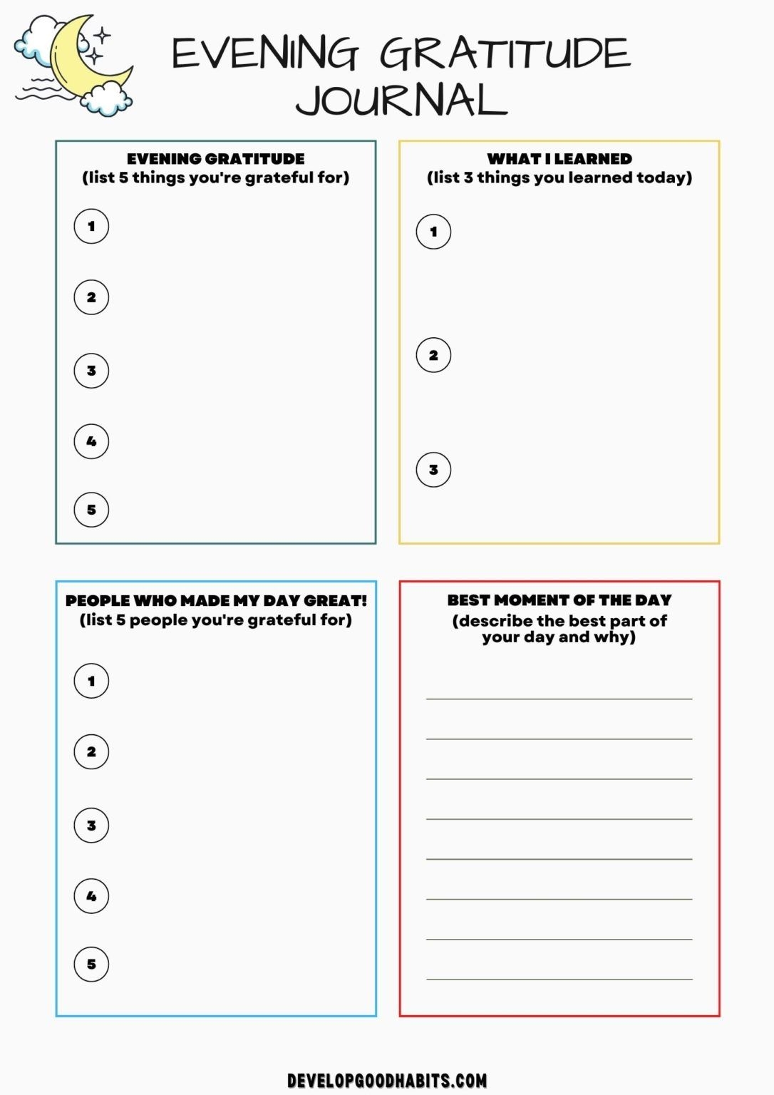24 Mindfulness Worksheets And Templates To Live In The Present Moment