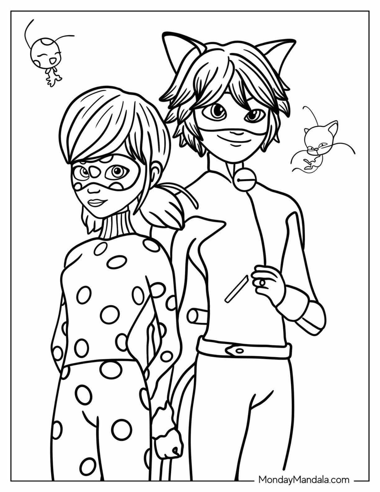 24 Miraculous Ladybug Coloring Pages Free PDF Printables 54 OFF