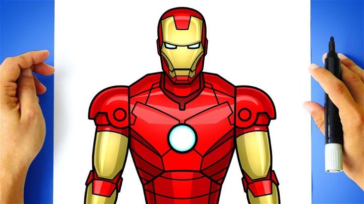 25 Easy Iron Man Drawing Ideas How To Draw Iron Man