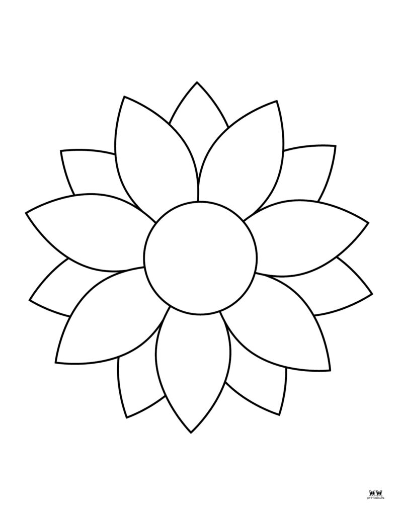 25 Flower Coloring Pages Free Printable Sheets And Images For Kids 