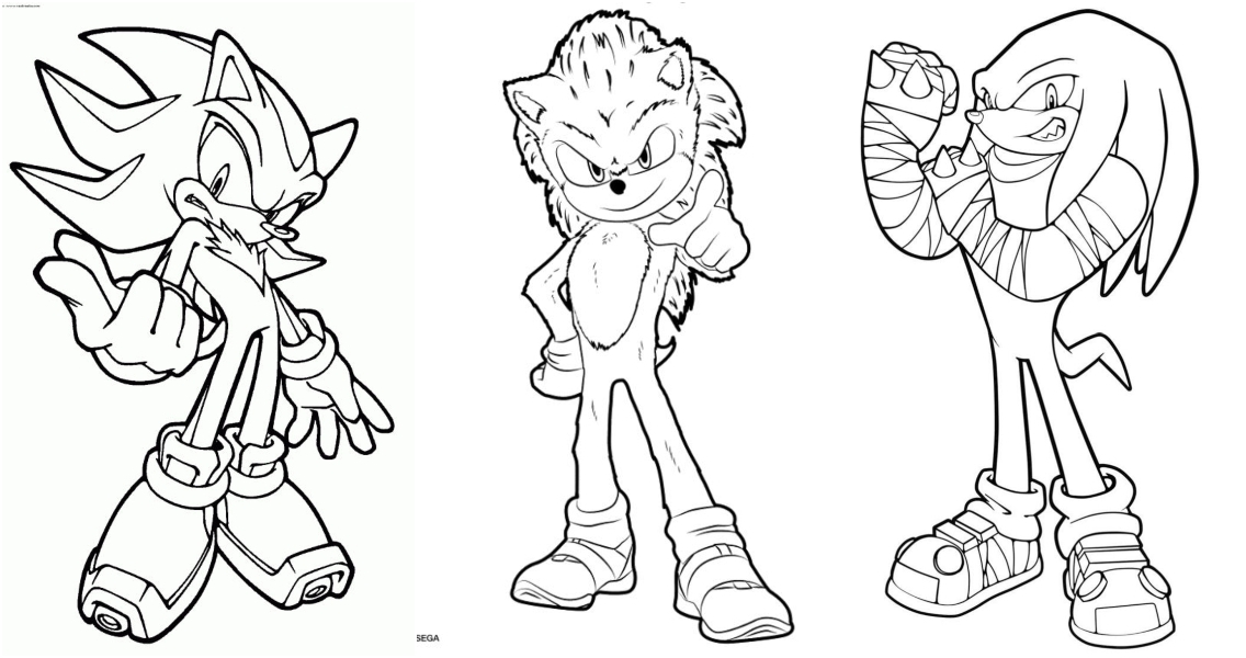 25 Free Sonic Coloring Pages For Kids And Adults