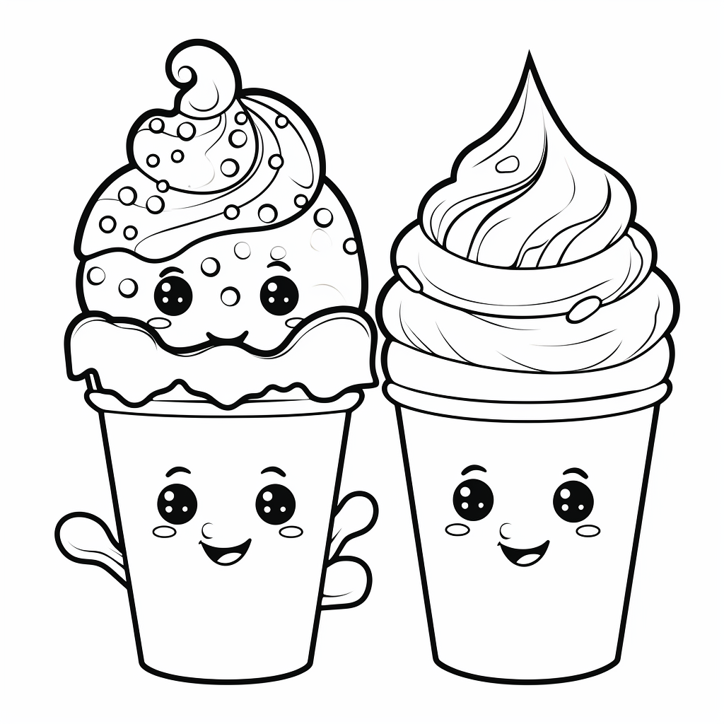 ice cream free coloring pages