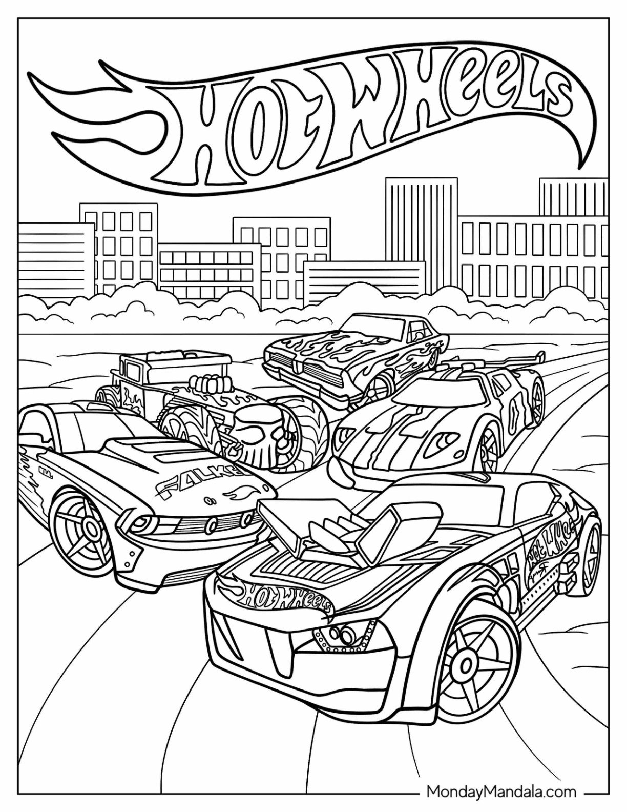 free printable coloring pages cars