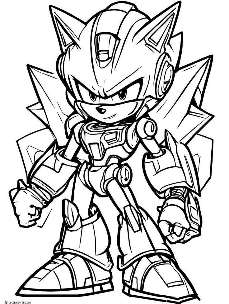 27 Sonic Coloring Pages Free Unique Printables In 2024 Coloring 