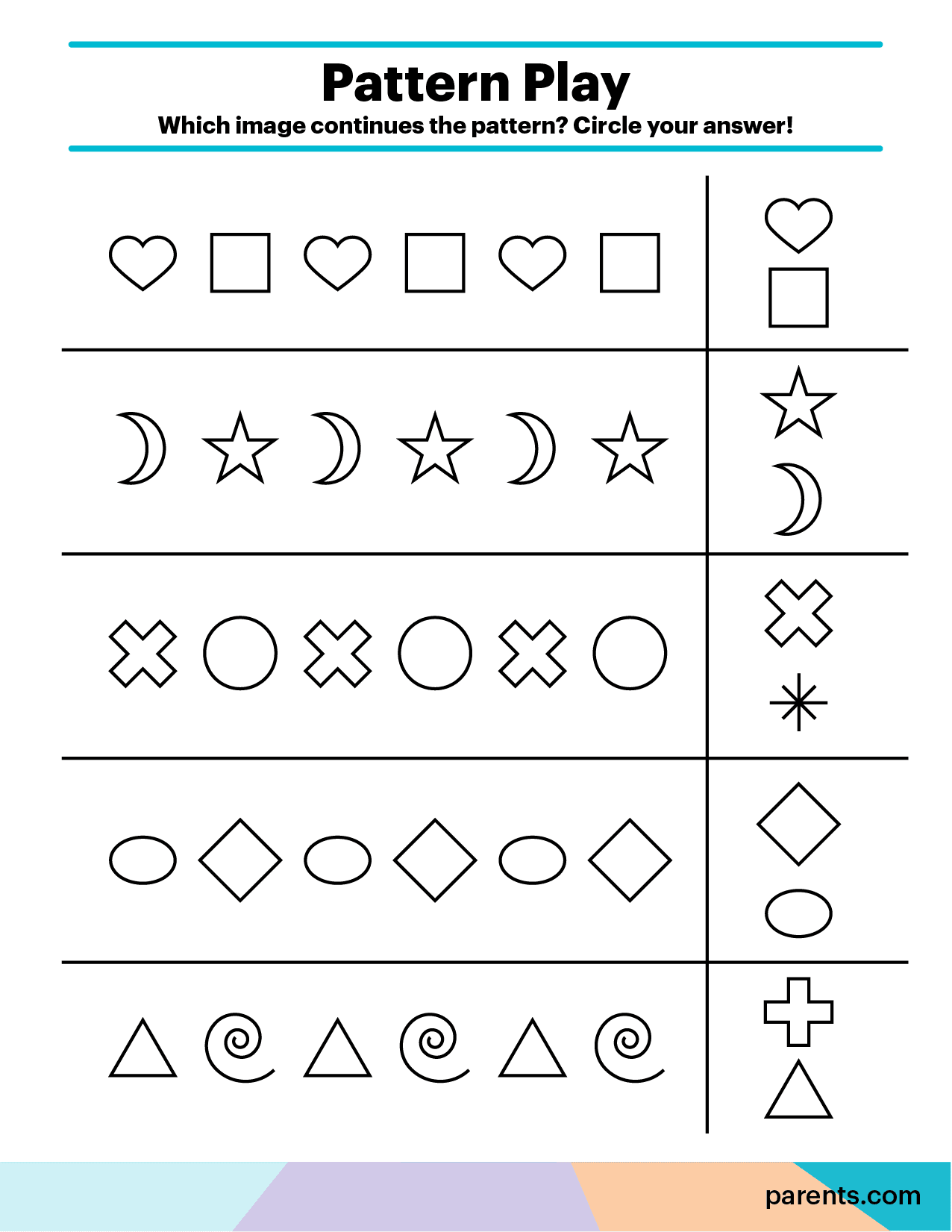 worksheets for kids printable free