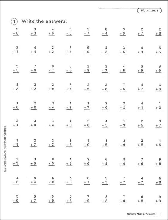 2nd Grade Math Worksheets Printable Packets