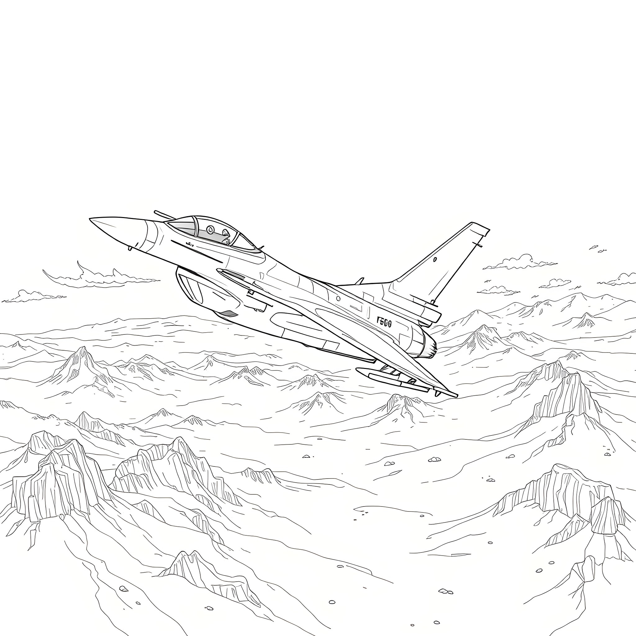 3 Best F 16 Coloring Pages Free Printable PDFs 