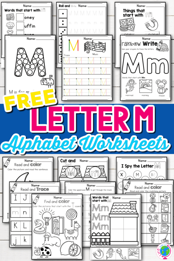 30 Free Printable Letter M Alphabet Worksheets For Kids