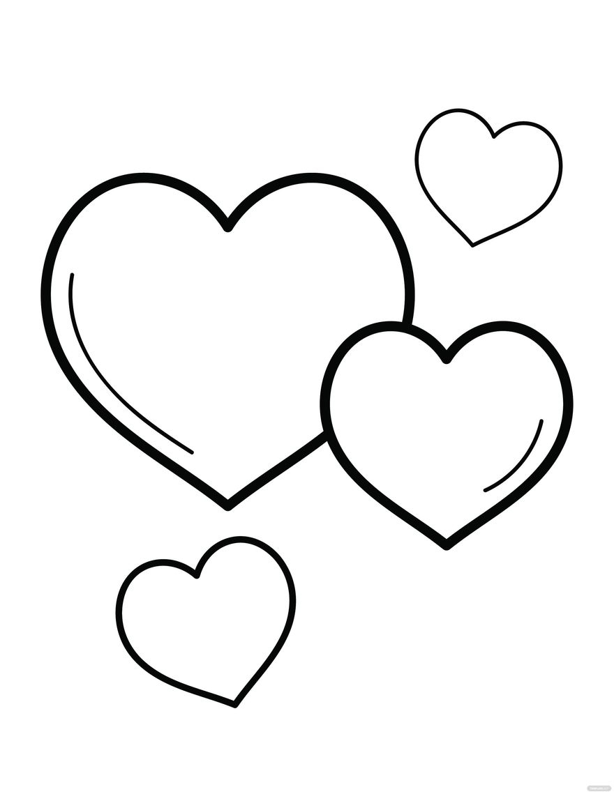 35 Free Printable Heart Coloring Pages