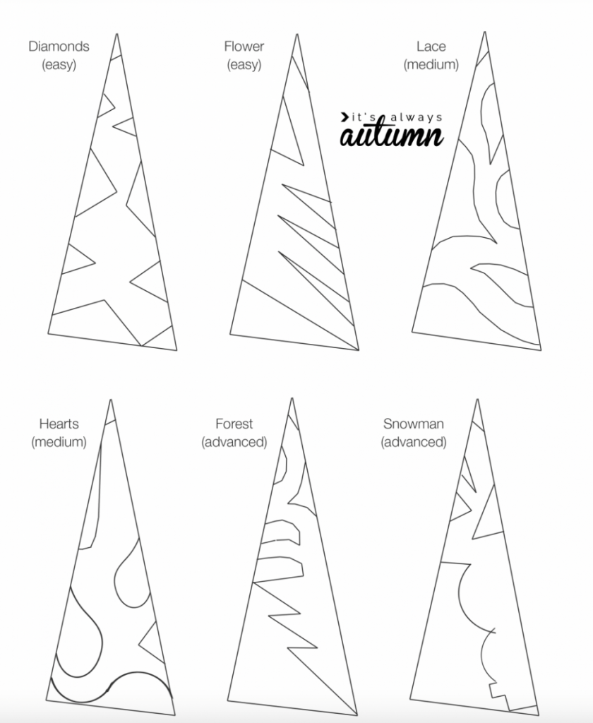 35 Printable Snowflake Cut Out Template Designs With Instructions Oh 