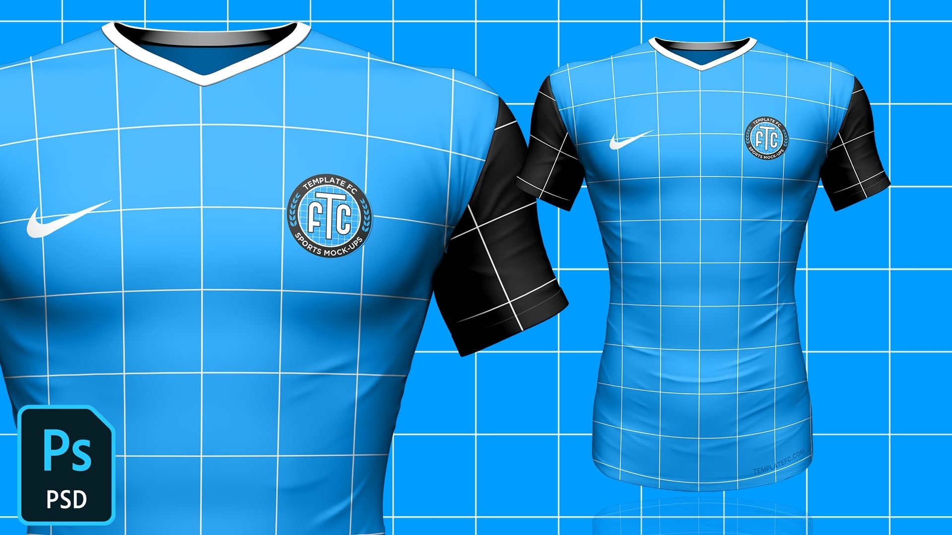 3D Football Soccer Jersey Template Mock Up FREE TemplateFC