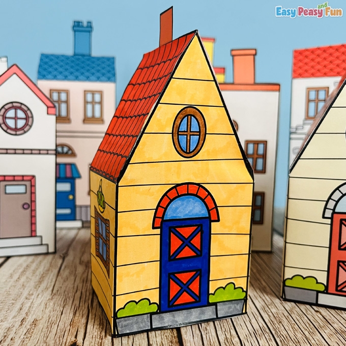 3d printable paper house templates