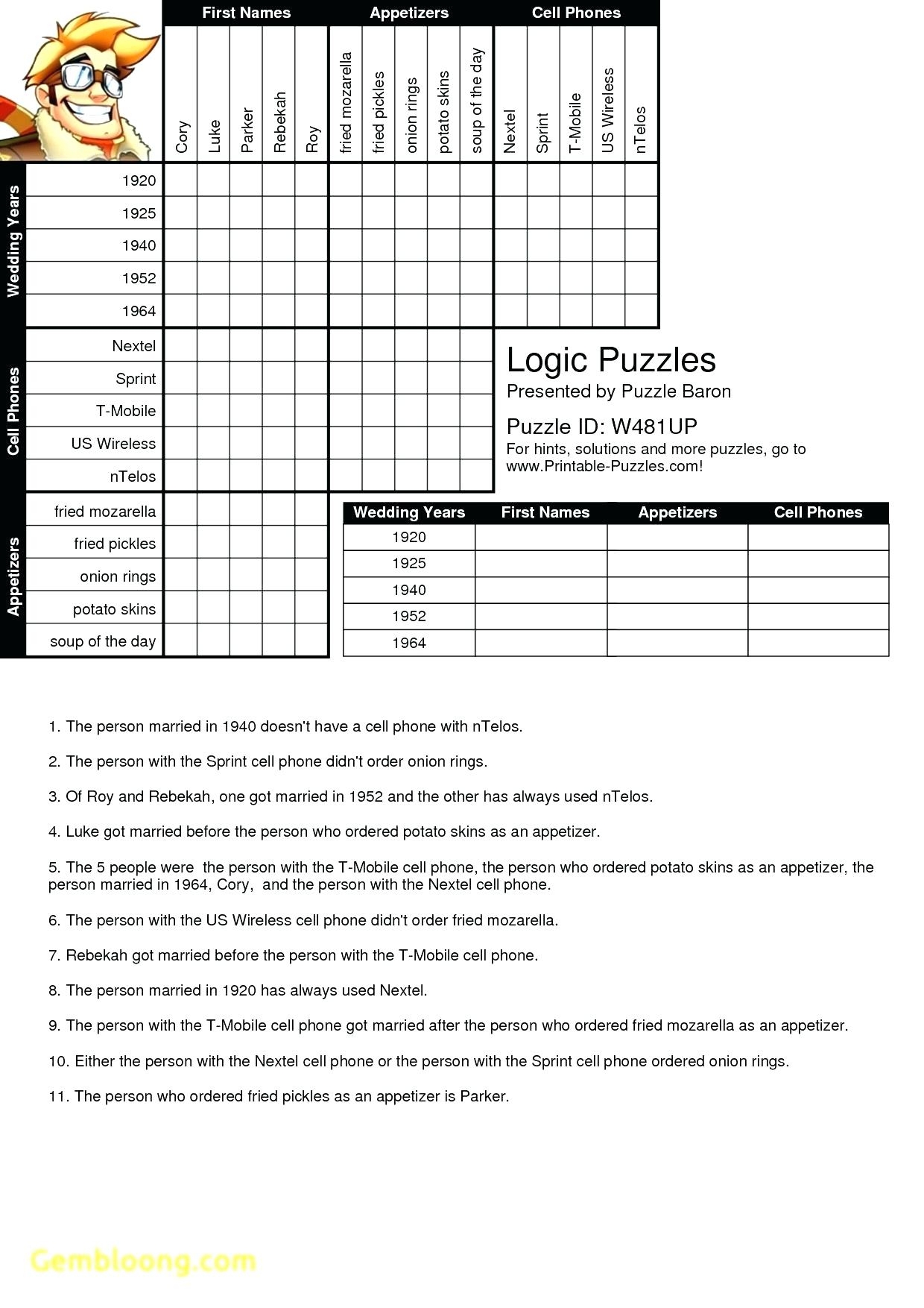 3rd Grade Puzzles Printable NewFreePrintable