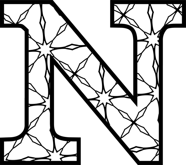 4 Best Images Of Printable Alphabet Letters N To Color Large Letter N 