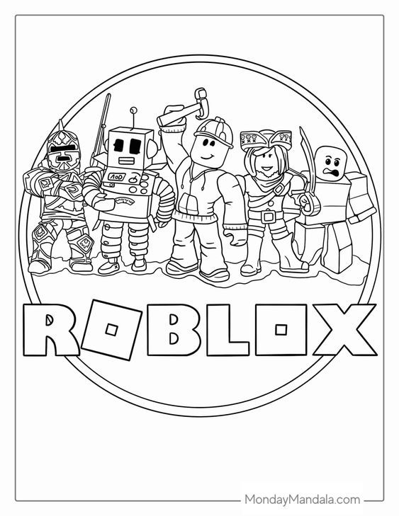 40 Roblox Coloring Pages Free PDF Printables Coloring Pages For Kids
