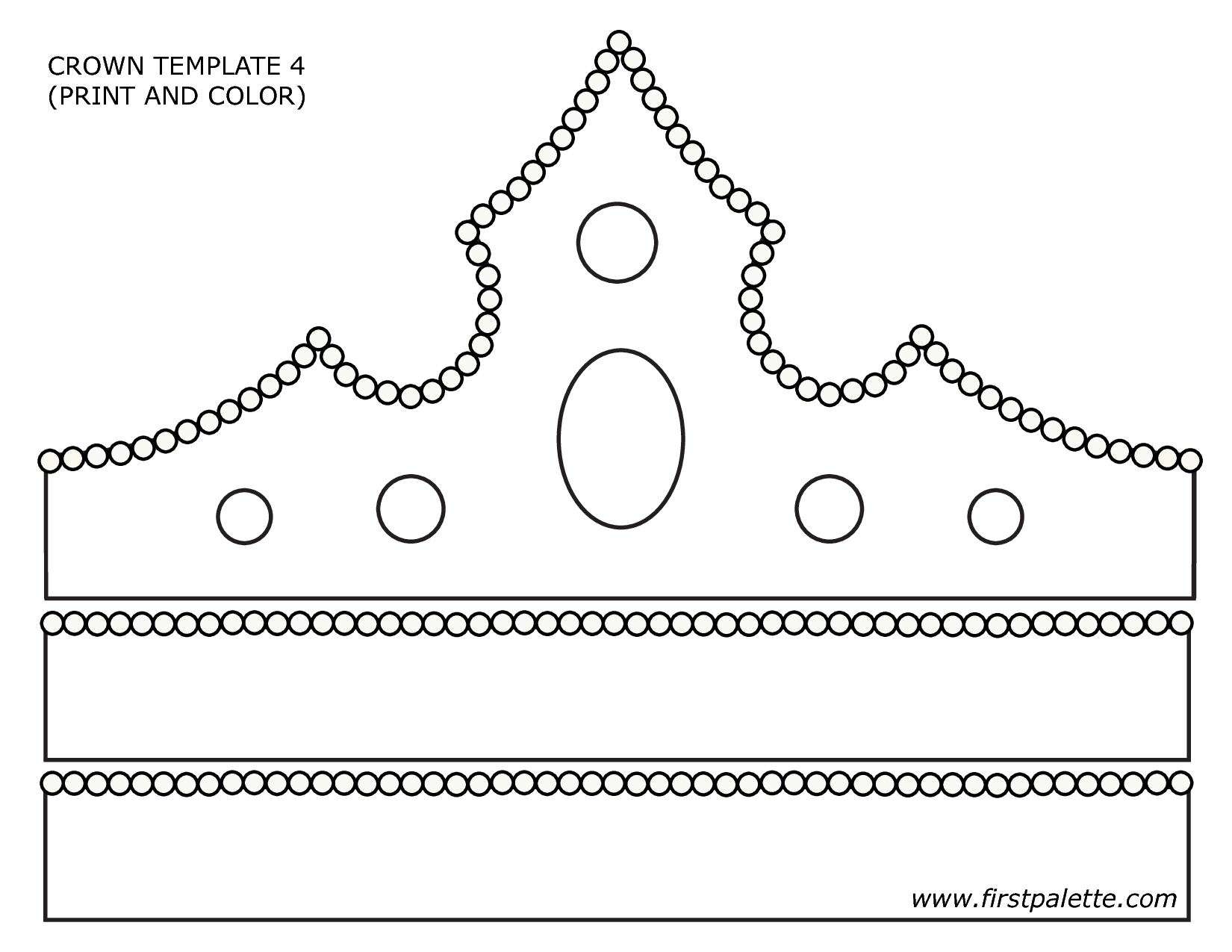 45 Free Paper Crown Templates Template Lab Free Printable King