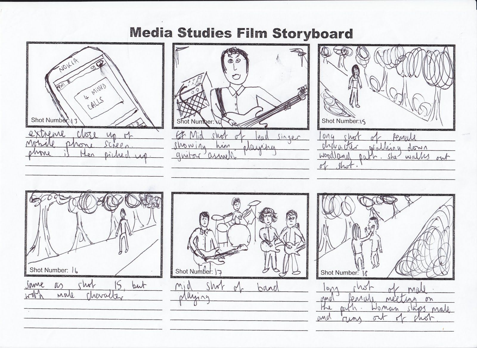 free storyboard templates for students