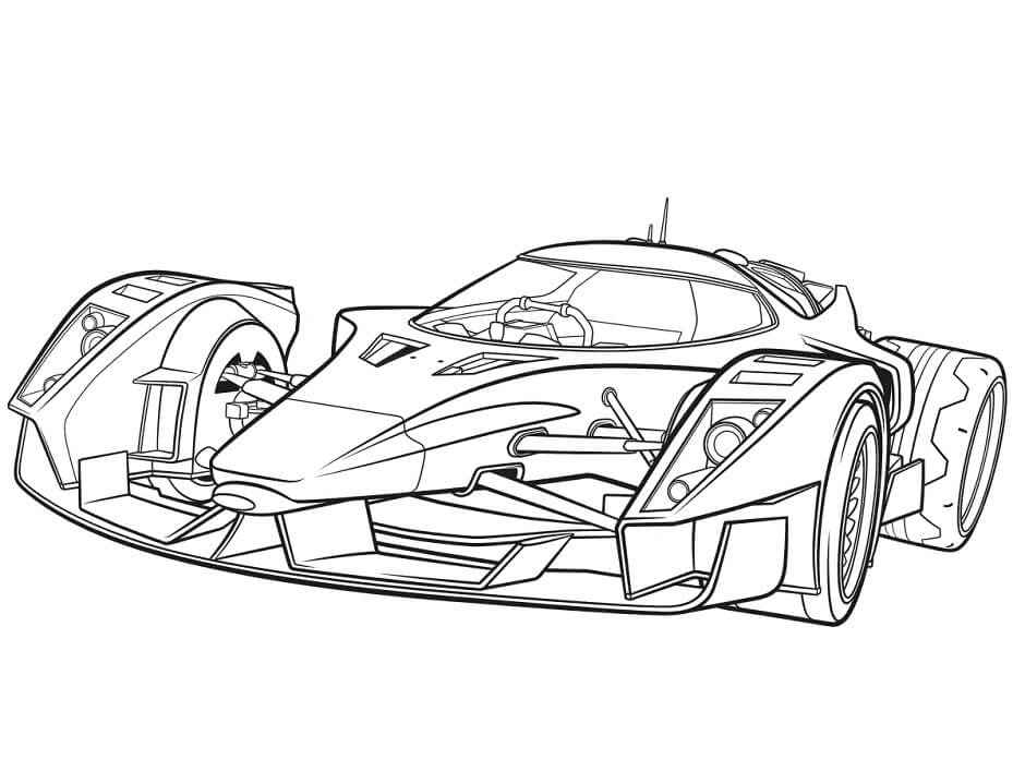 printable racing car coloring pages