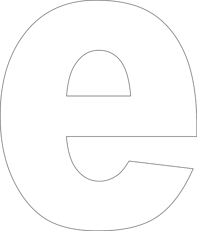 5 Best Images Of Large Printable Alphabet Letter E Large Printable 