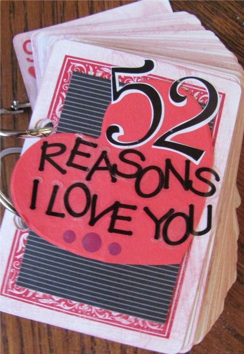 52 Reasons I Love You Book Cards For Boyfriend Diy Gifts For Boyfriend