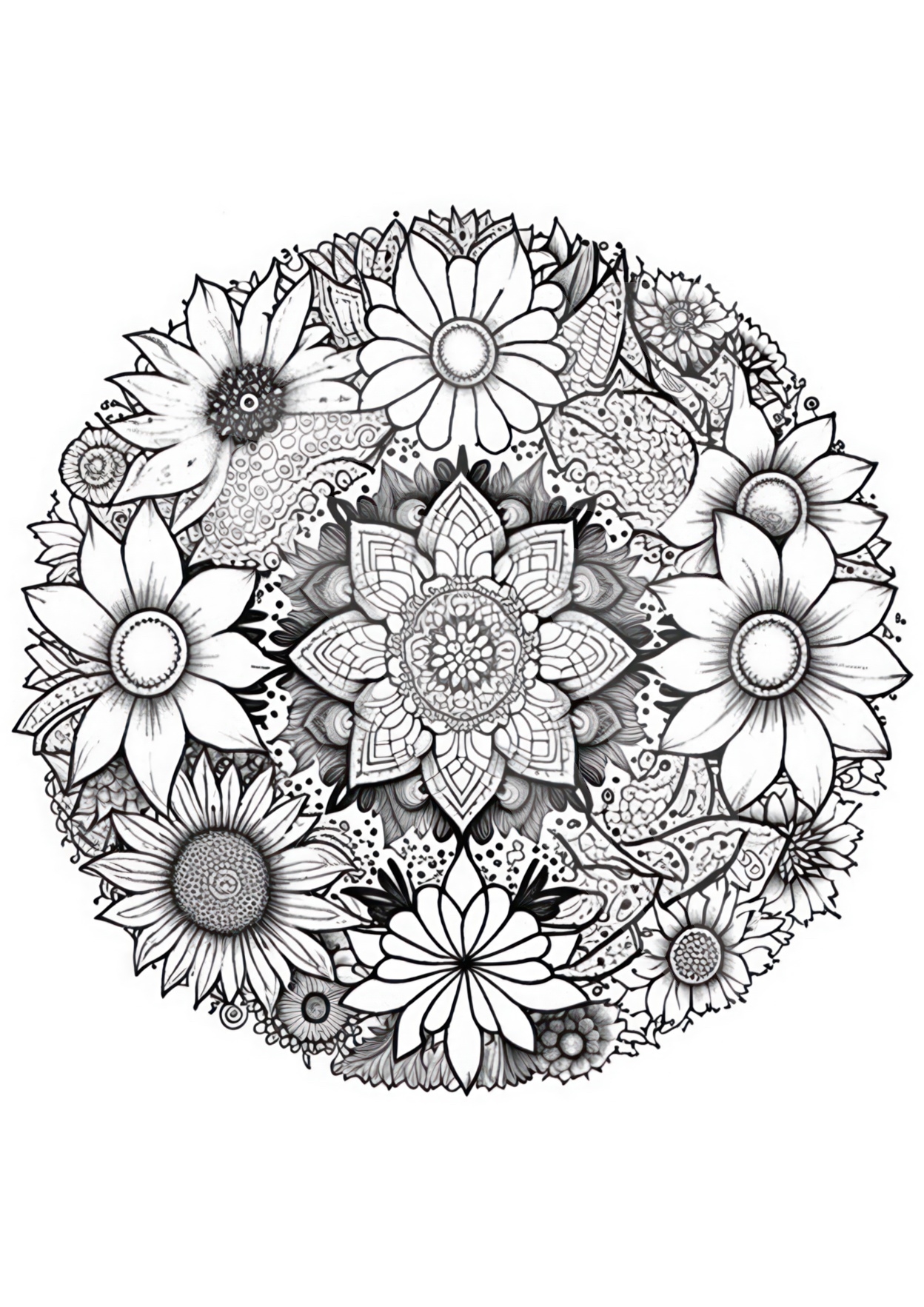 adult coloring pages free mandala