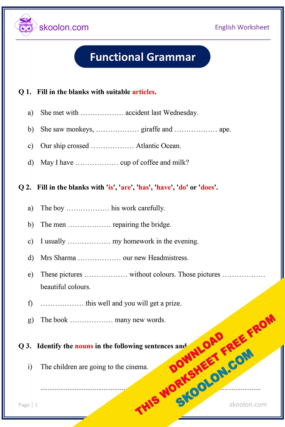 fun worksheets for 5th grade