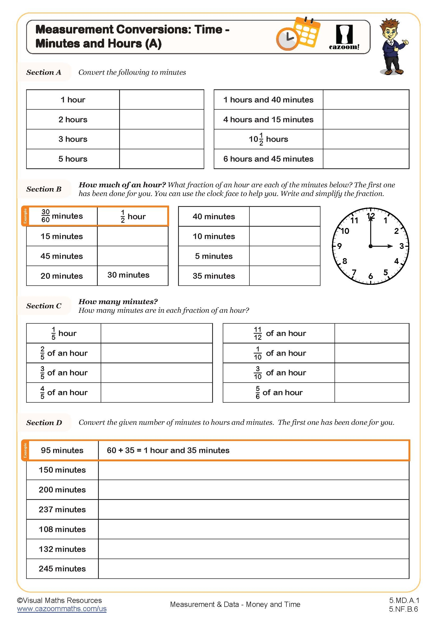 free 5th grade worksheets pdf