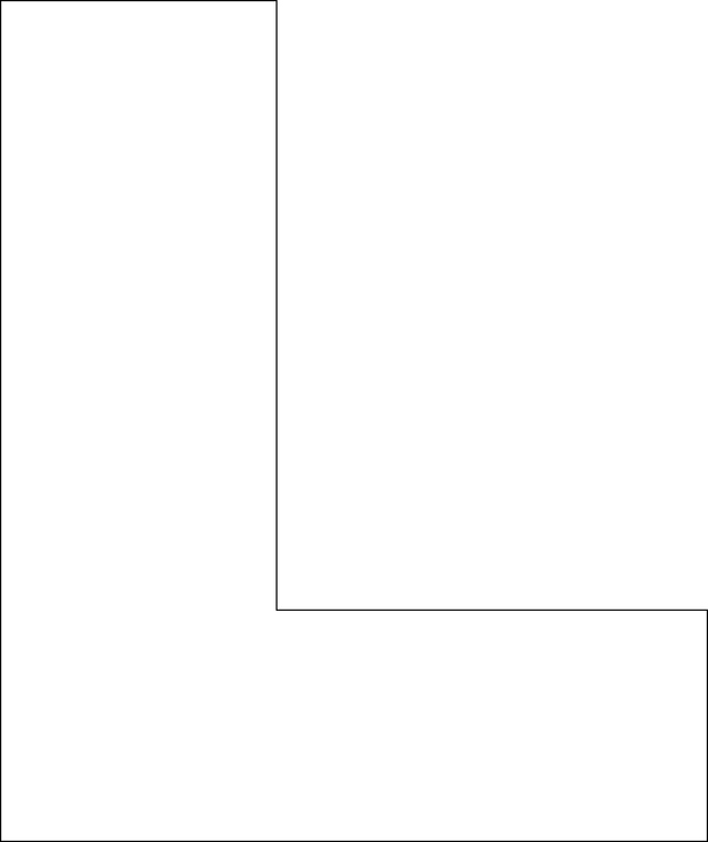 printable letter l template